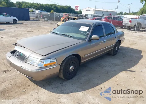 2004 Mercury Grand Marquis Gs из США, поврежденный, VIN 2MEFM74W34X694419